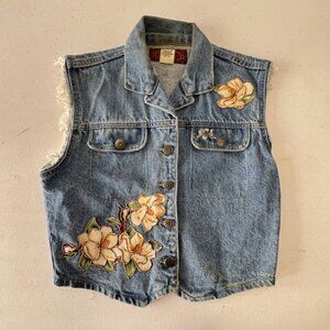 Vintage Denim Vest Women's Small